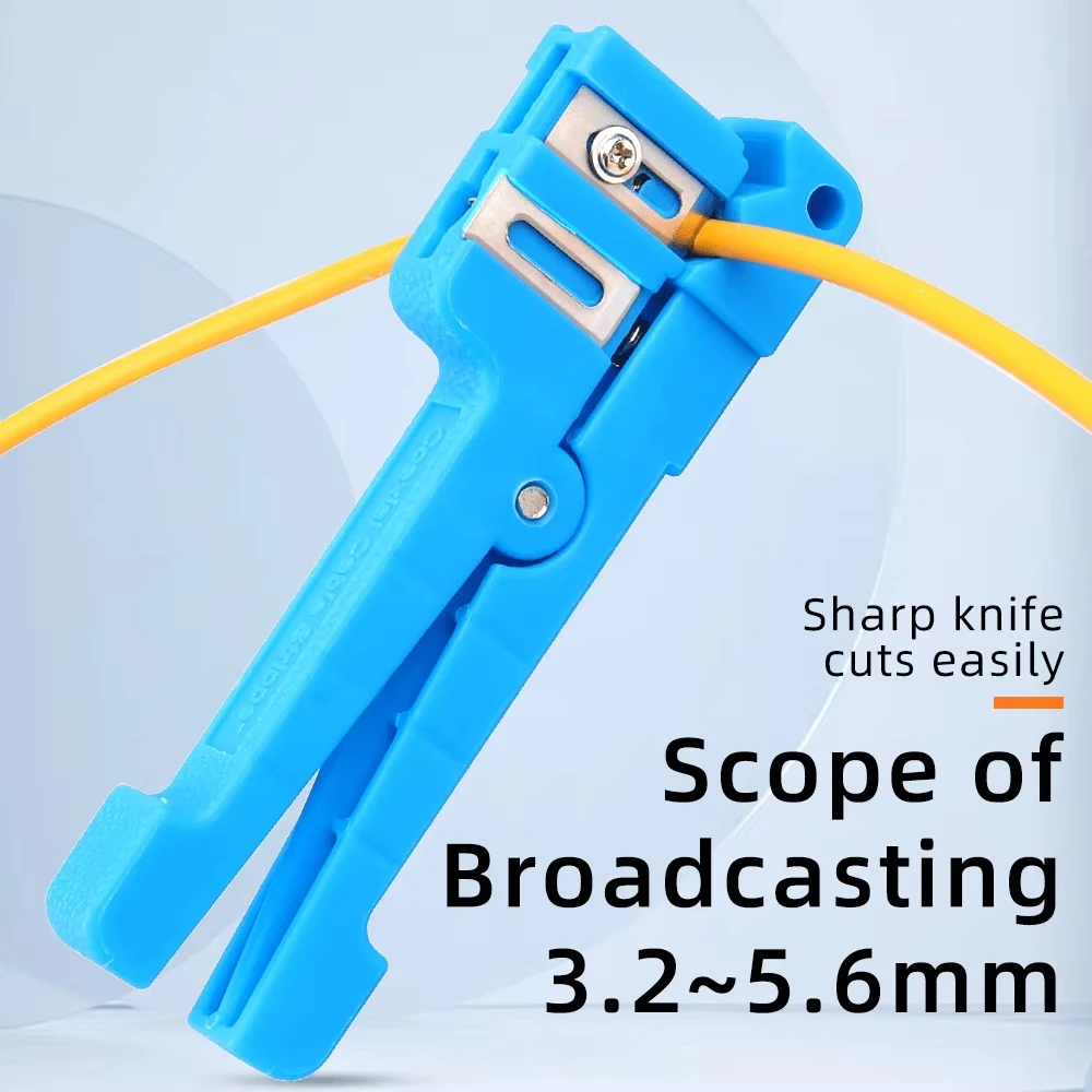 3.2-5.6 مللي متر حلقة أفقية قطع انزلاقية طولية قطع الأسلاك الجلدية أداة كابل الألياف 45-163