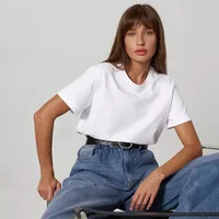 3XL 4XL 100% Cotton Women's T shirt ,Oversized Casual Solid Tees,Short Sleeve Summer Top,Plain Streetwear Quality Basic Clothing