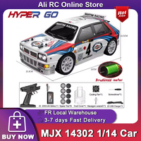 (in stock)MJX Hyper Go 14302 V2.0 1/14 4WD RC Car 55KM/H Brushless Motor High Speed RC Racing Car Remote Control Drift Cars Off-Road Truck Toy Boy Gift