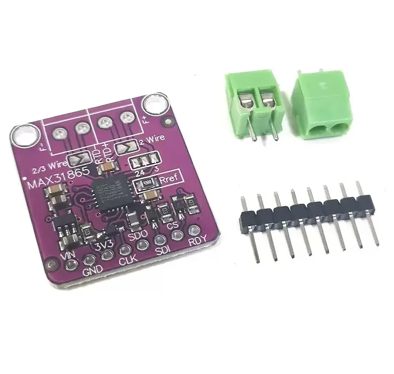 

1PCS MAX31865 PT100 to PT1000 RTD-to-Digital Converter Board Temperature Thermocouple Sensor Amplifier Module For Arduino