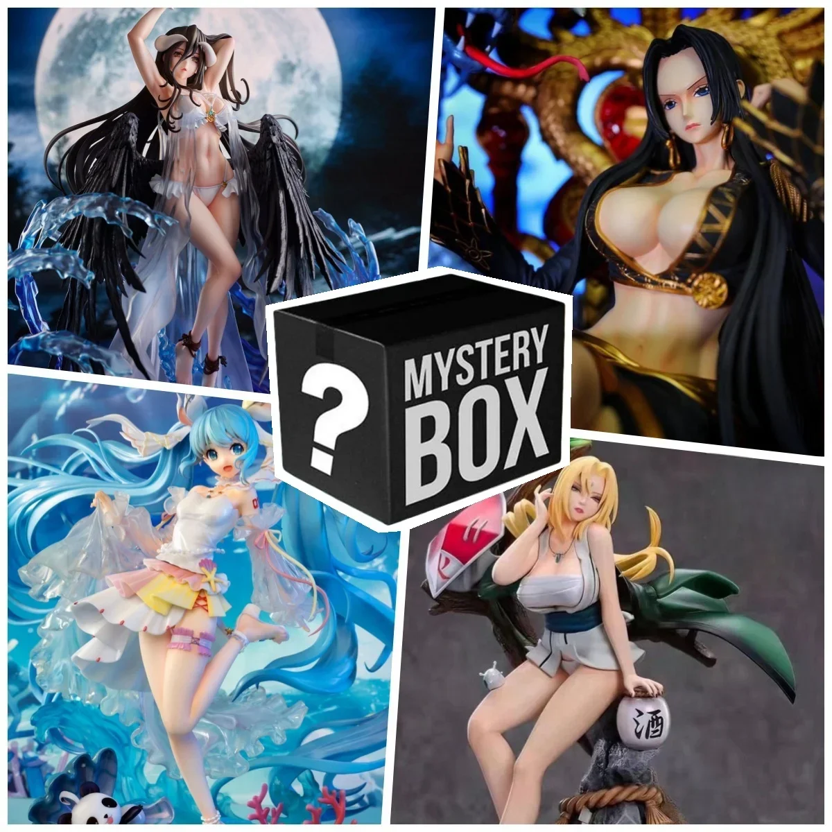 

10-30cm Sexy Girls Anime Figure Mystery Box Surprise Mystery Box Naruto One Piece Hatsune Miku Blind Box Adult Anime Models