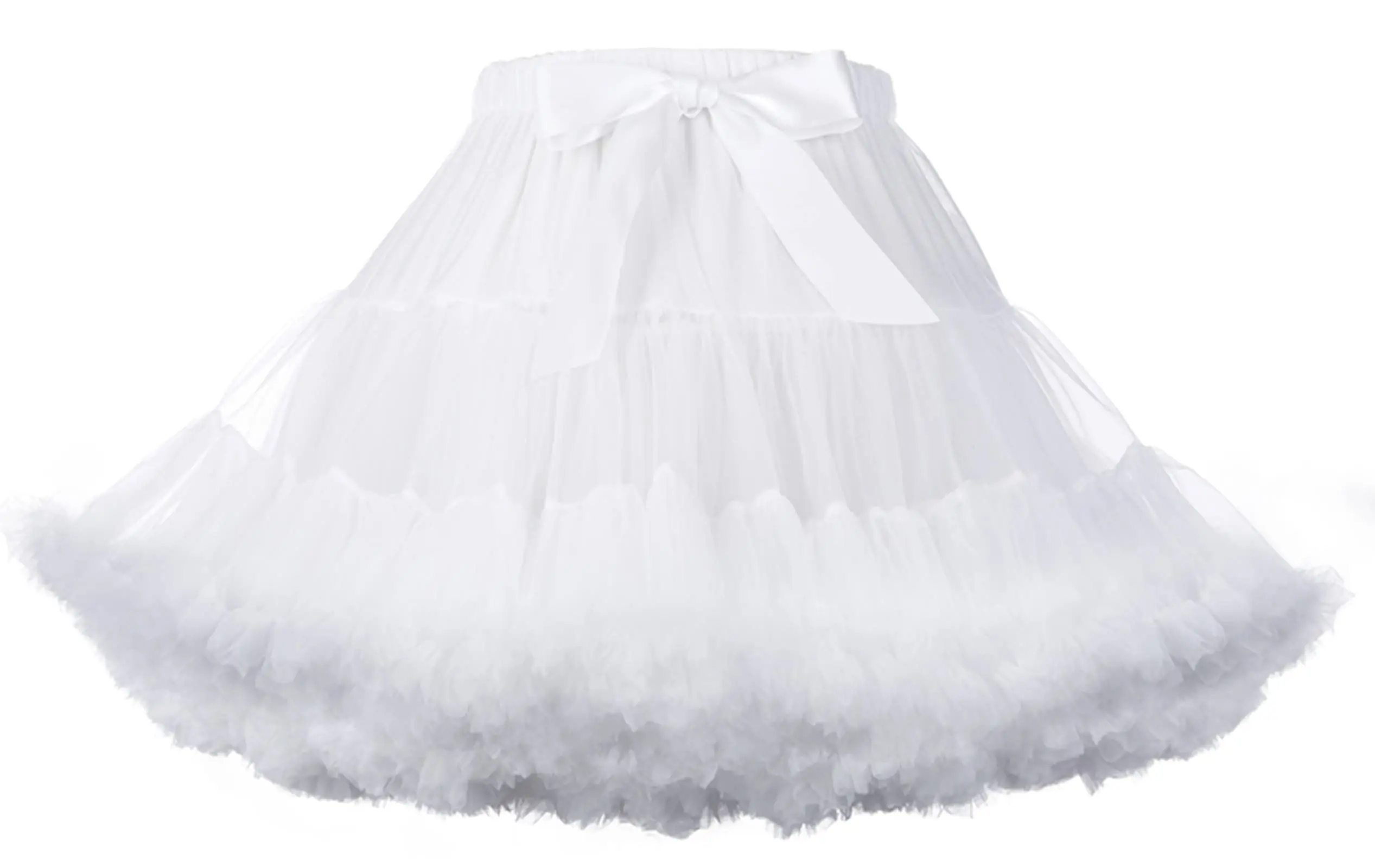 Jupon en mousseline de soie pour femmes, jupe Tutu de fête, Cosplay, 2023