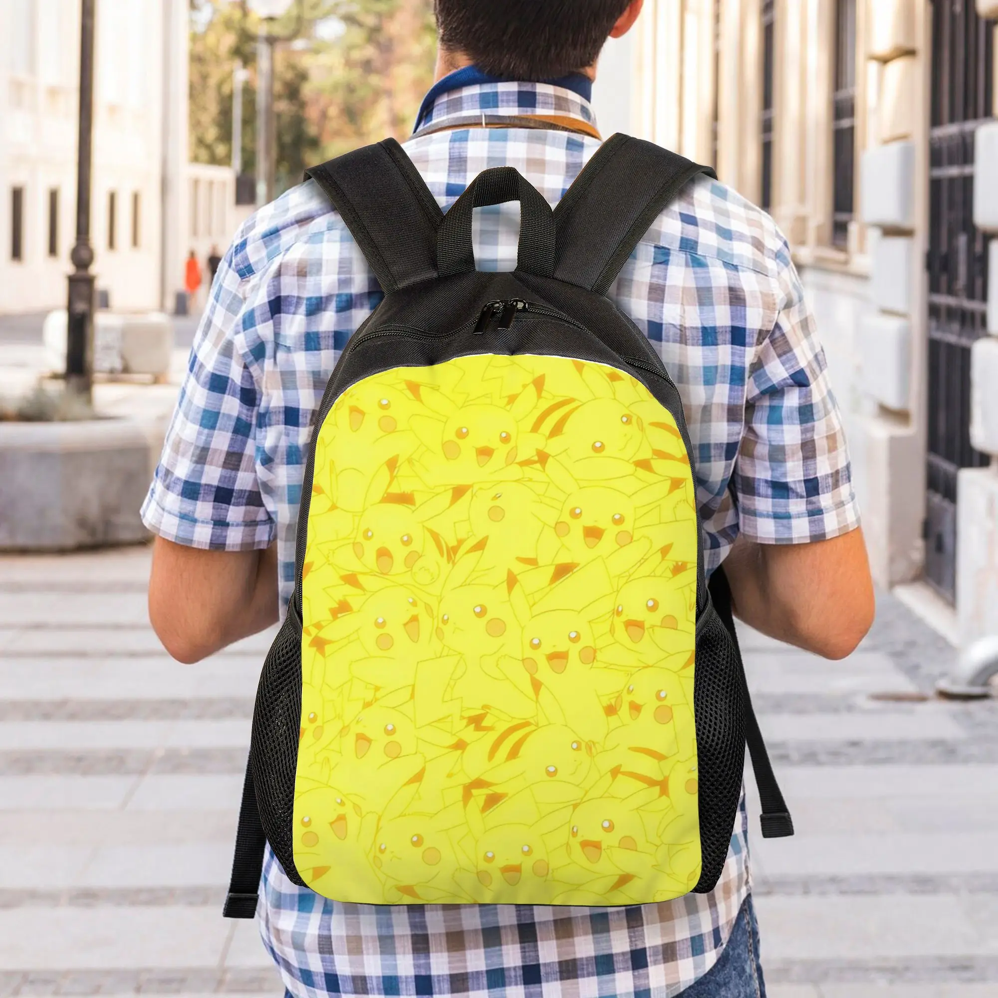 

Pokemon Handbag Back to school season Pikachu 4 Portable Backpack