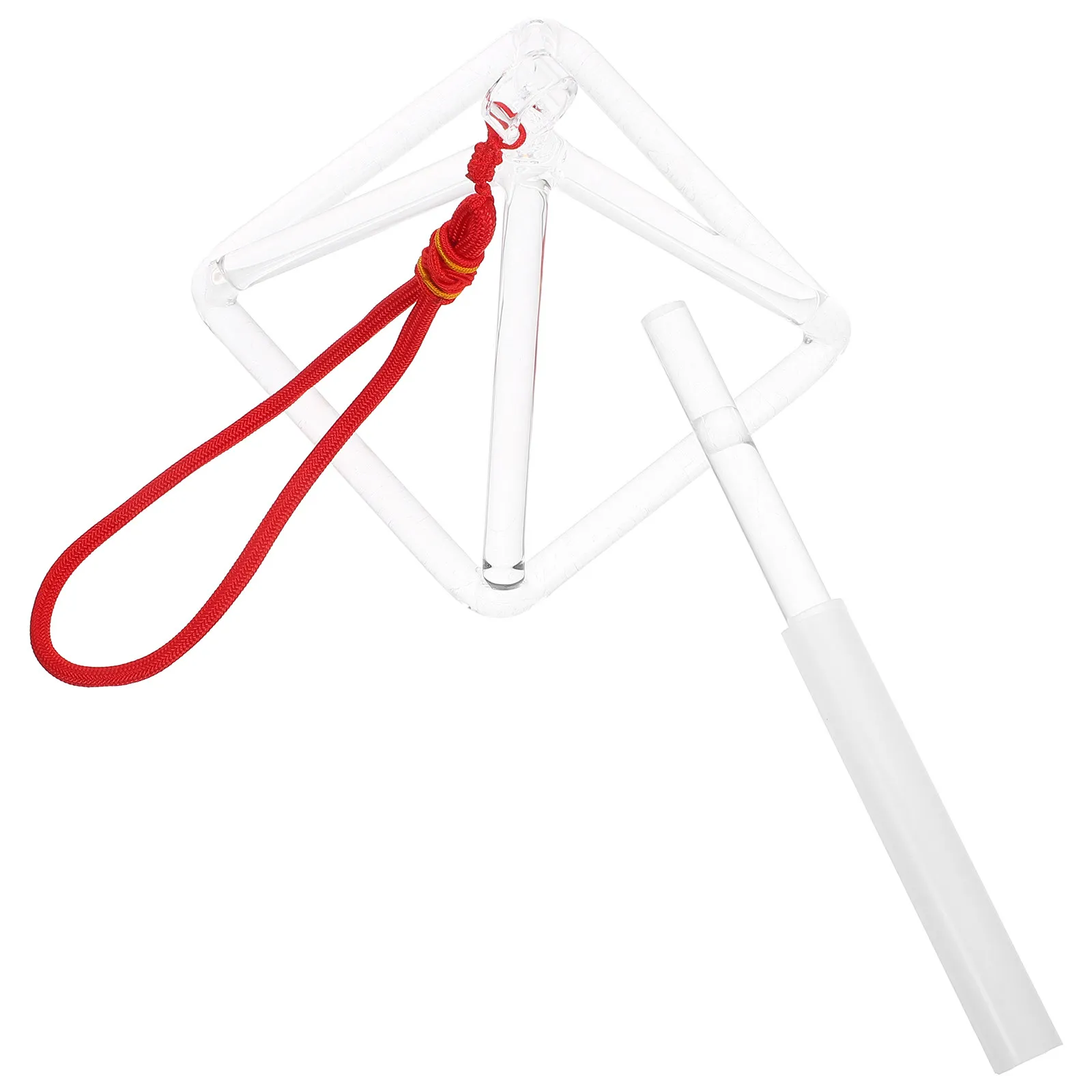 

Кварцевая хрустальная поющая пирамида 4 дюйма, инструмент для звукотерапии и медитации, набор поющих чаш, молоток для йоги и релаксации, музыкальный инструмент