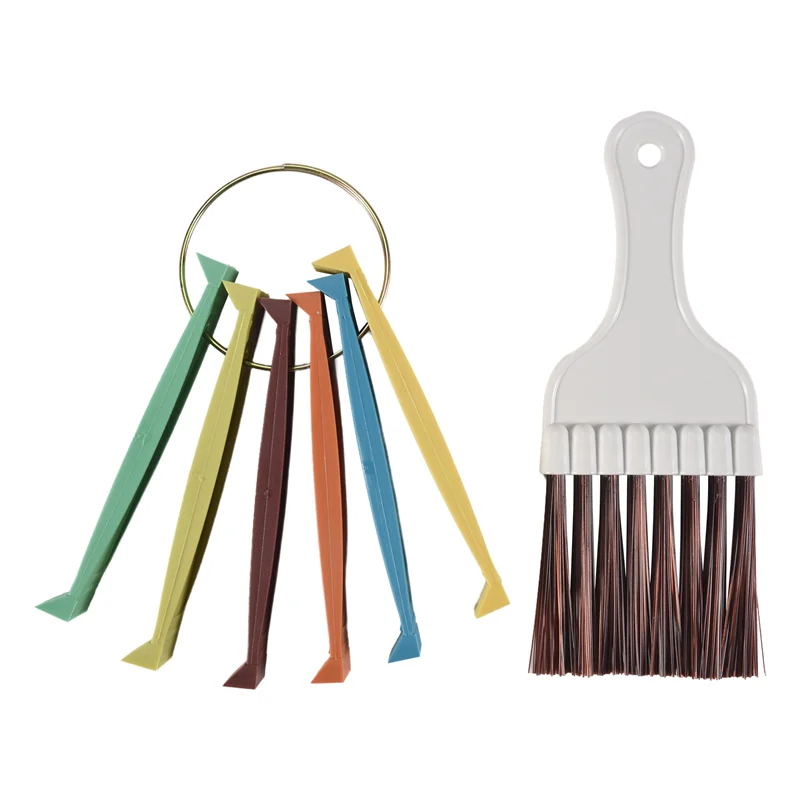 A47U FCR6 Ring Fin Comb Set, Air Conditioner Fin Comb Straighten Evaporator Condensor Coils, AC Fin Comb Straightener