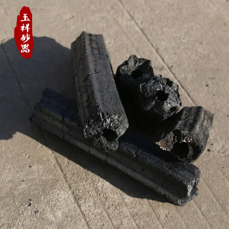 Smoke-Free Hollow Mechanism Pine Charcoal Smoke-Free Coal for Outdoor Barbecue for Hot Pot