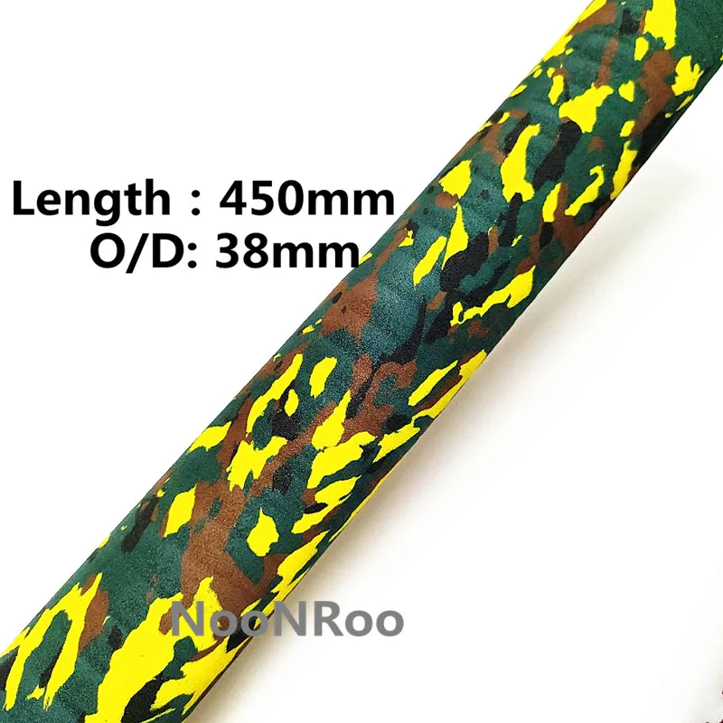 NooNRoo Camo schiuma EVA per canna da pesca maniglia O/D38mm 500mm componenti lunghi dritti asta di riparazione materiali artigianali impugnature 1