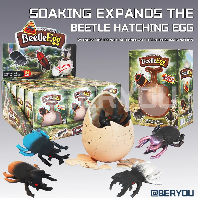 Neuer realistischer Käfer, magisch, werden großes Spielzeug, lustiges Simulationsinsekt, kann im Wasser getränkt werden, um Neuheits-Käfer-Spielzeug zu erweitern