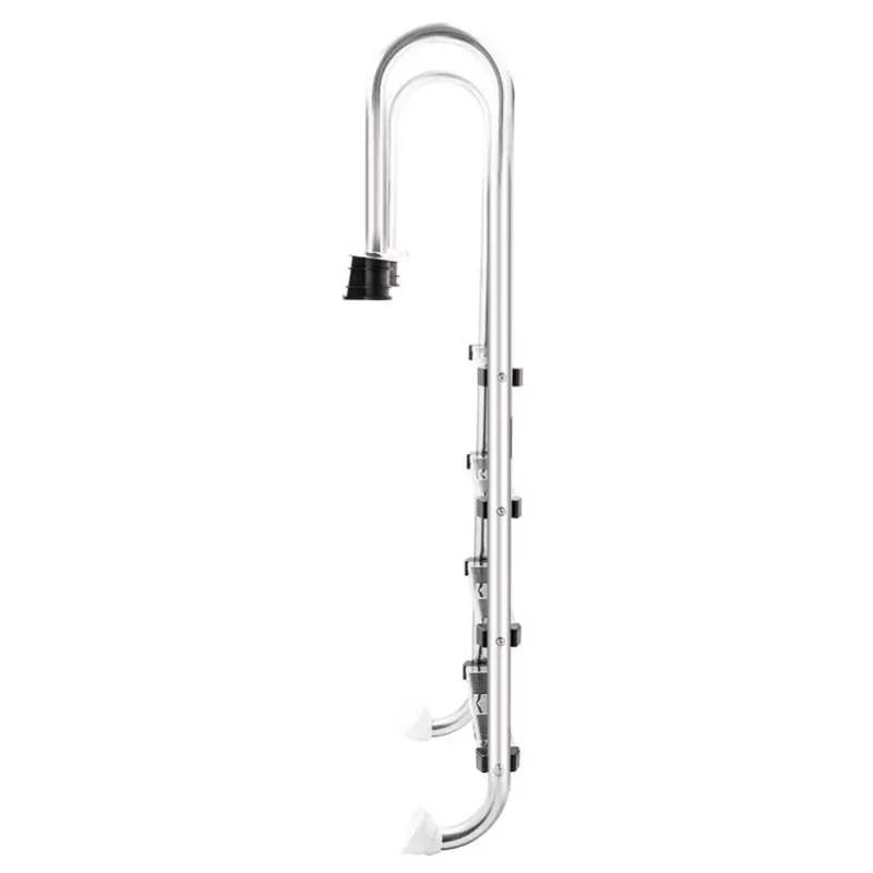 4-Step Customizable Anti-Slip Stainless Steel Swimming Pool Ladder, For Home Outdoor Pool Equipment Matching
