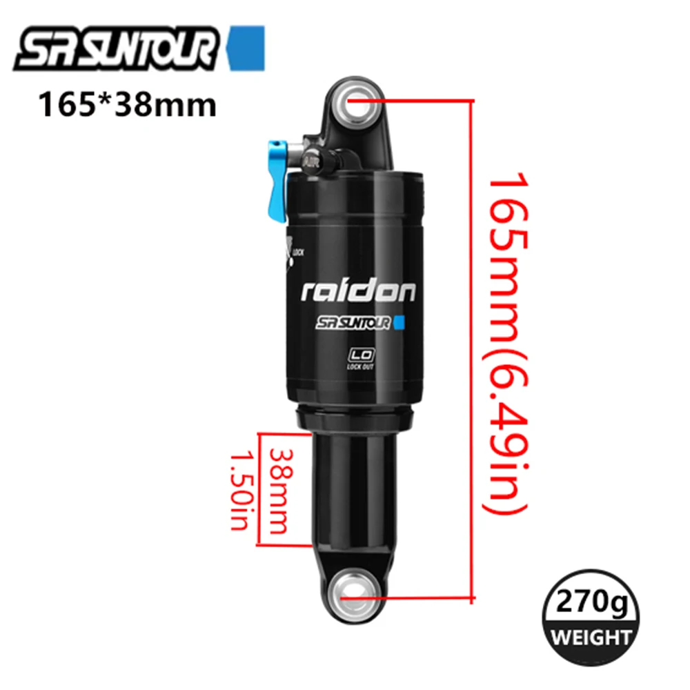 25 新 SR SUNTOUR 自転車リアショック MTB マウンテンバイクエアリア