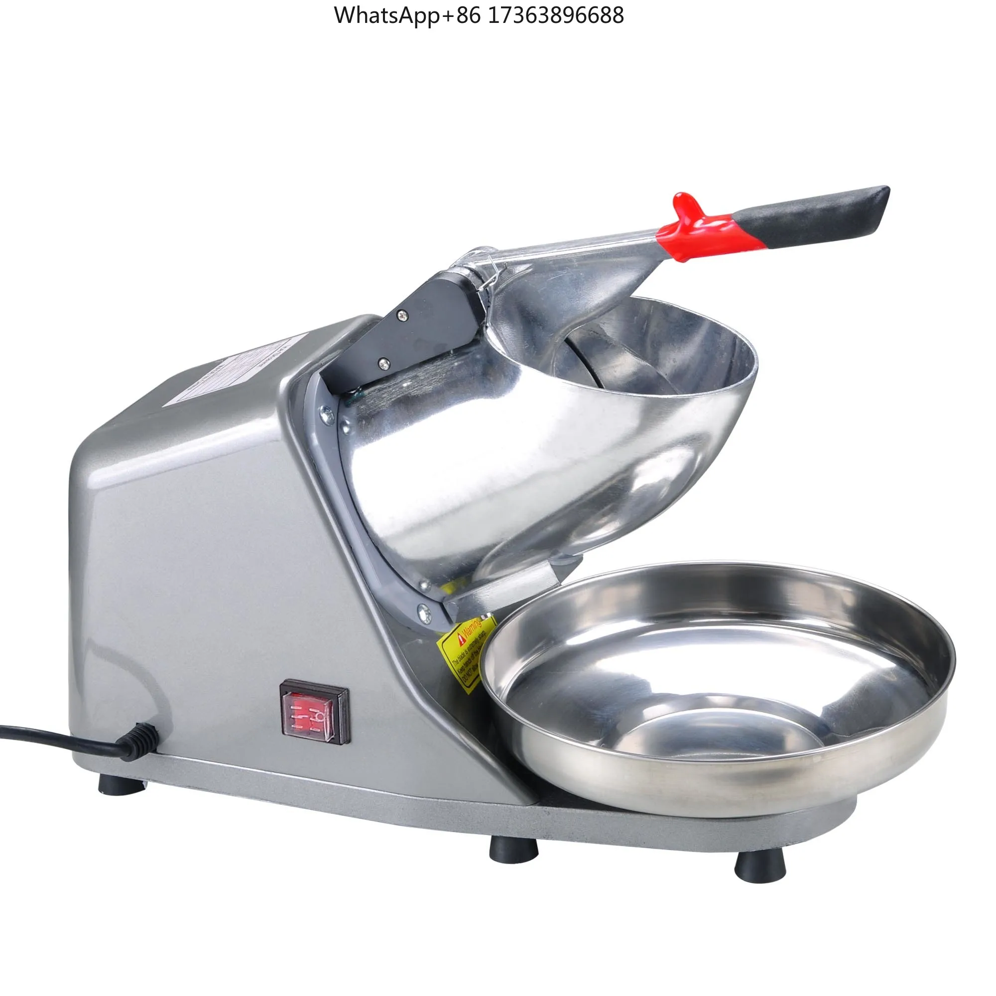 Electric Industrial Commercial Ice Maker Aluminum Casing Ice Block Crusher Machine Ice Crusher for Drinks