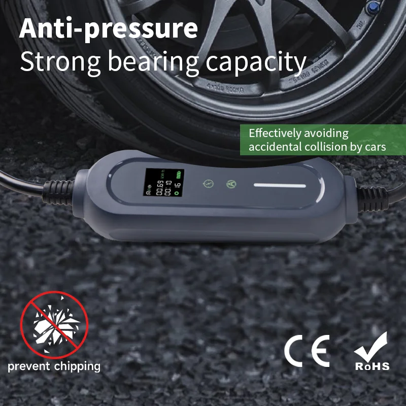 Kabel do ładowania EVSELink, przenośna ładowarka do pojazdów elektrycznych 3.5KW feyree 16A 1-fazowa Typ2 GBT 3.5M 5M IP66 AC do użytku domowego