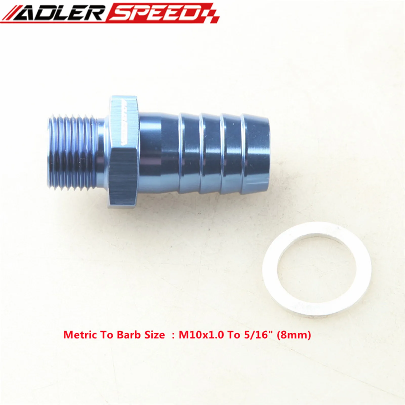 M10x1.0 M12x1.5 M14x1.5 M18x1.5 ke selang Barb adaptor Fitting pompa bahan bakar Inlet