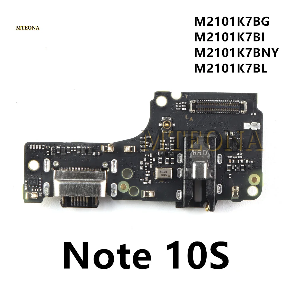 

USB Charging Port Board Flex Cable Connector For Xiaomi Redmi Note 10s M2101K7BG M2101K7BI M2101K7BNY M2101K7BL Charging Board
