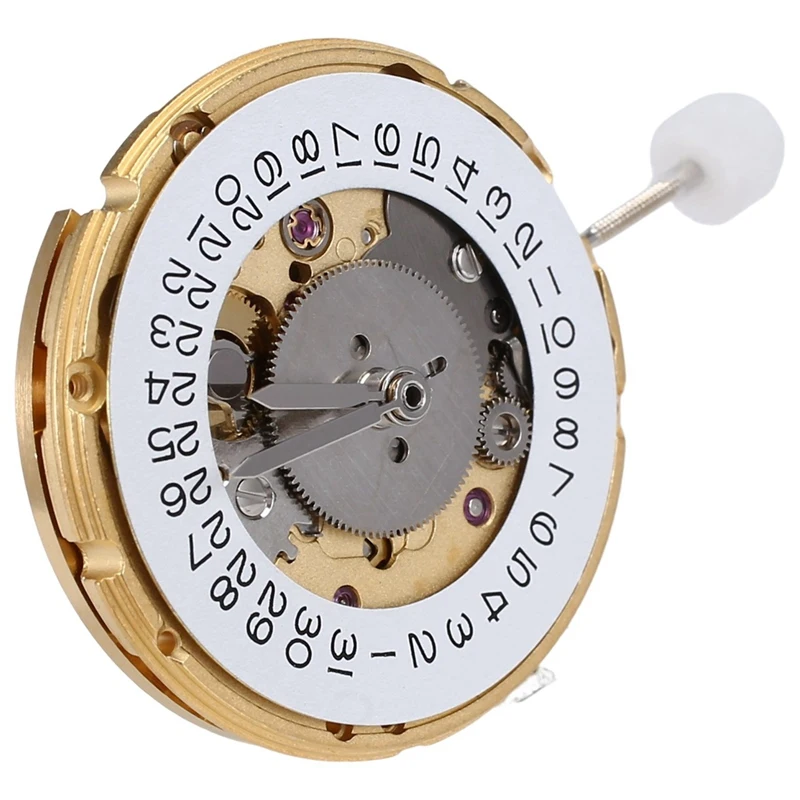 4 Hands Watch Movement 25 Jewels 2836 Automatic Mechanical Watch Movement Date At 3 O\'clock For ETA 2836-2 GMT