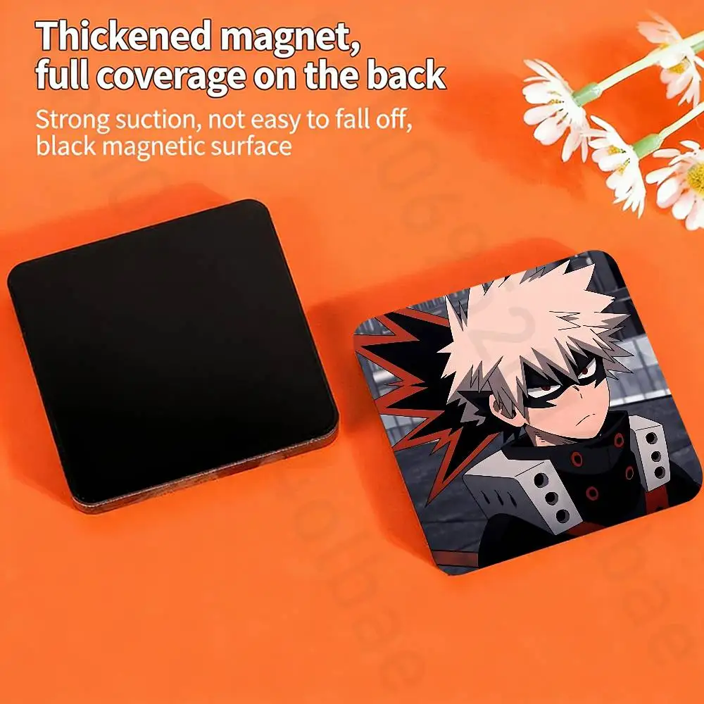 MHA My H-Hero K-Katsuki Fridge Magnets Magnetic Refrigerator Memorial Gifts For Kitchen Office Locker Travel Home Deco