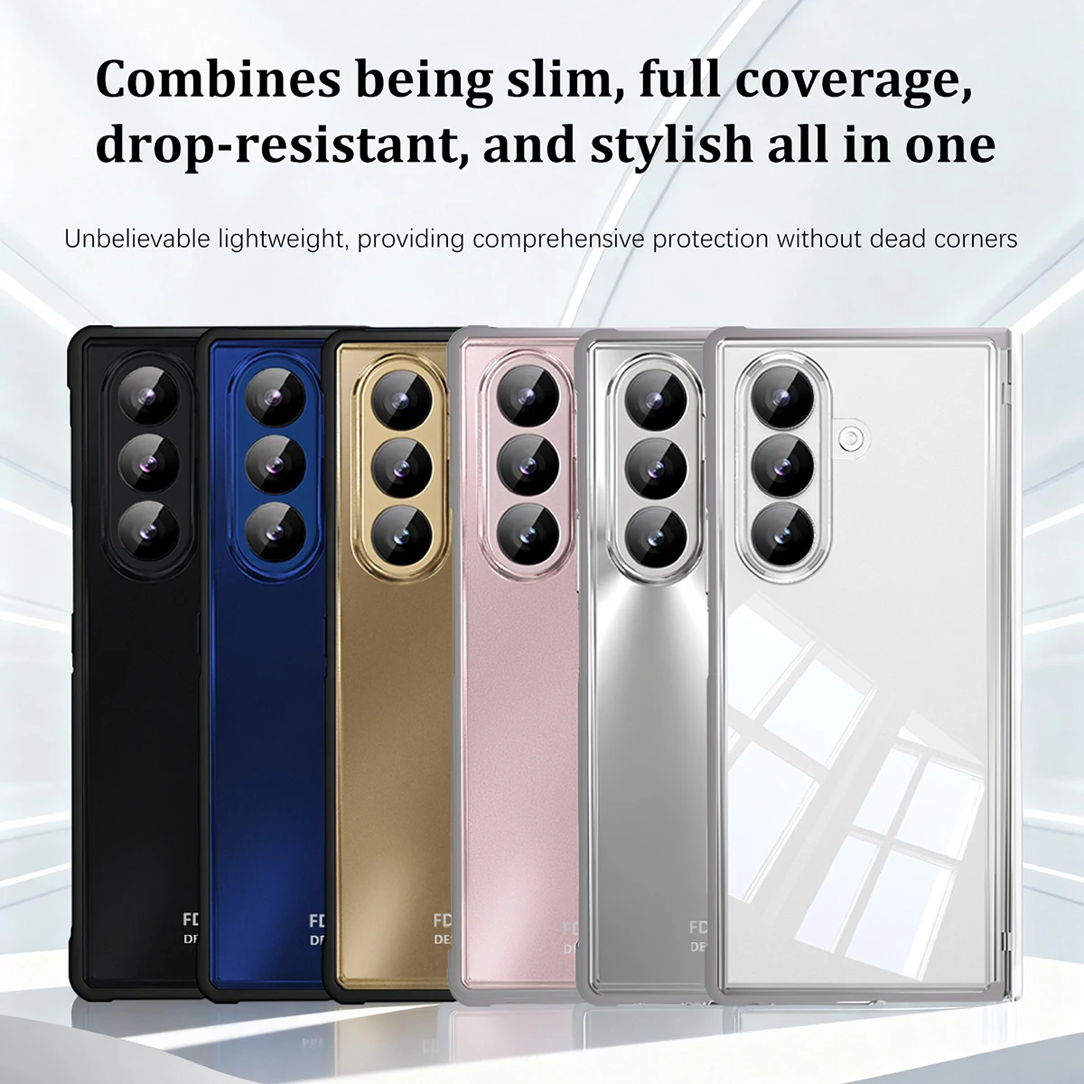 

TPU Dual Protection For Samsung Galaxy Z Fold 8 Z Fold 7 Case Hinge Glass Screen Protector Cover