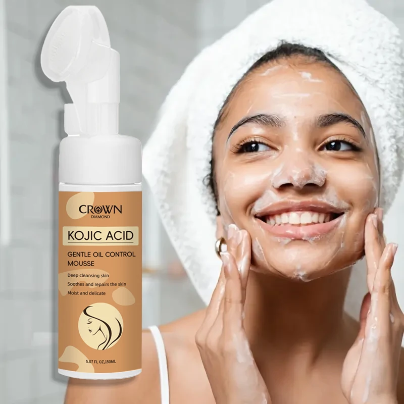 

Kojic Acid Cleansing Mousse Deep Cleansing Oil Control Blackhead Remover Skin Cleansing Brightening Face Wash Foam Face Cleanser