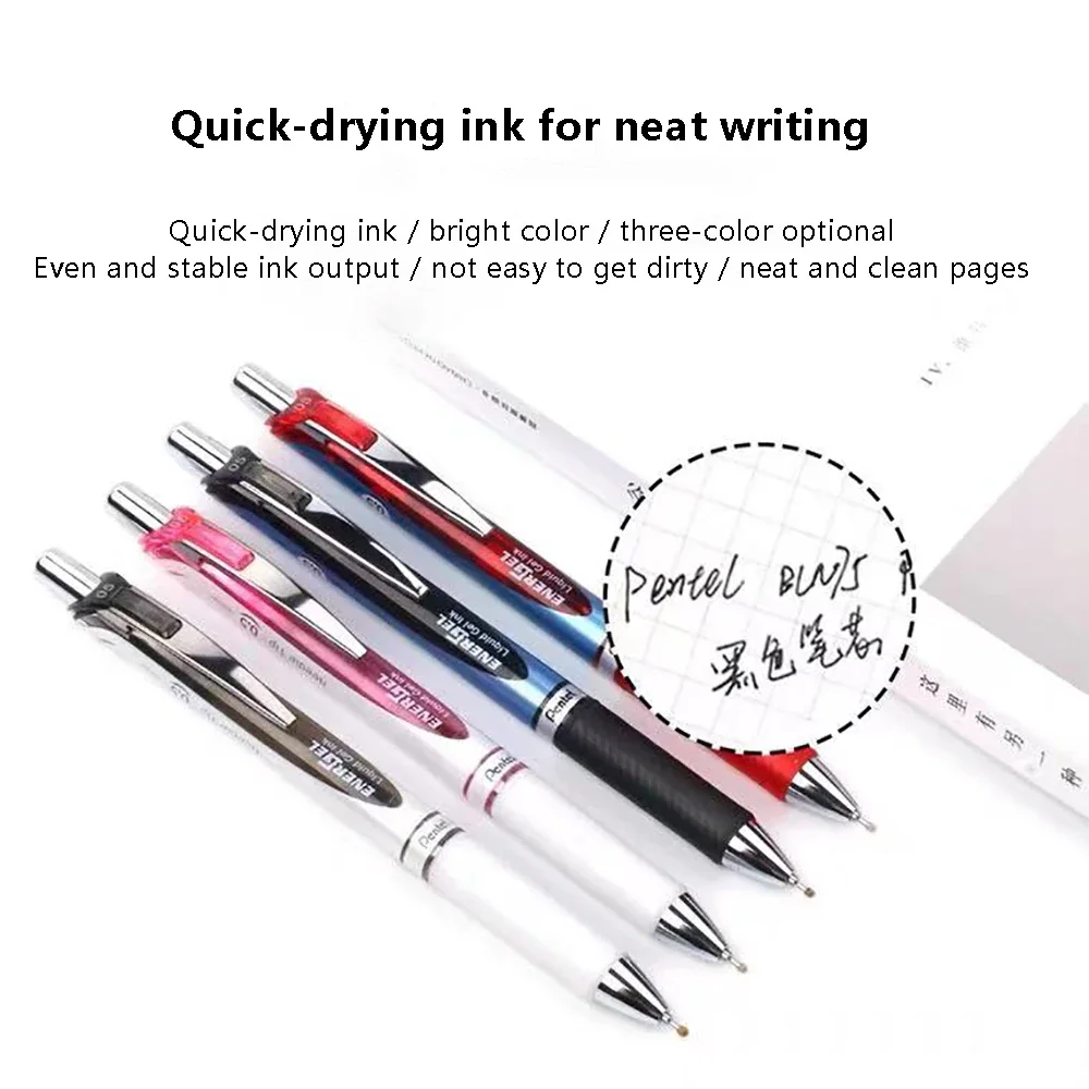 1Pcs Japan Pentel BLN75 Neutral Pen Plus Refill Smooth and Quick-drying 0.5mm Water-based Business Office Energel Stationery