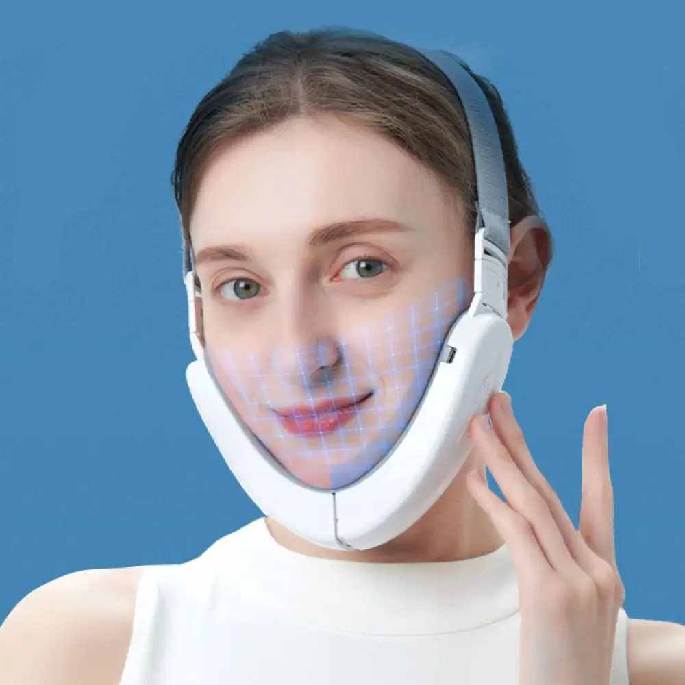 جهاز أداة تنحيف الوجه أداة تجميل مايكرو الحالي أداة قولبة الوجه على شكل حرف V أداة تنحيف الوجه #5