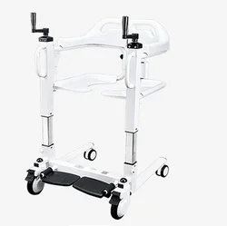 Transfer machine, multifunctional lifting, household toilet chair, disabled and paralyzed elderly transfer care device,