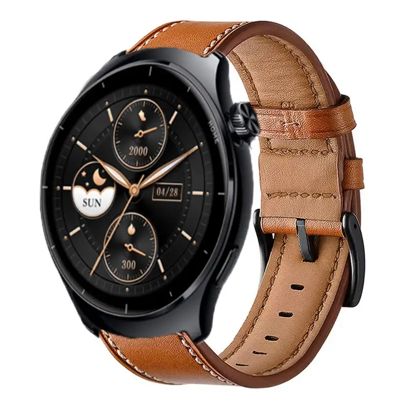 For Mibro Watch lite3 Pro Leather Band Smart Watch Accessories Replaceable Bracelet Strap For Mibro Watch lite3 Pro Correa Belt