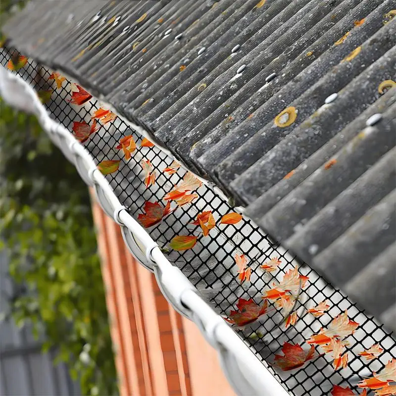 Ditch Netting Ditch Anti Blocking Netting Screen Quick Installation Versatile Drainage Protection Net For Driveway Farm Yard