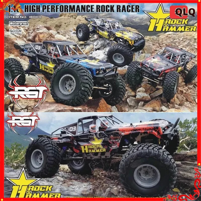 New Rgt Remote-controlled Car Toy 1/10 Electric Simulation Climbing Car Off-road Vehicle Remote-controlled Climbing Car