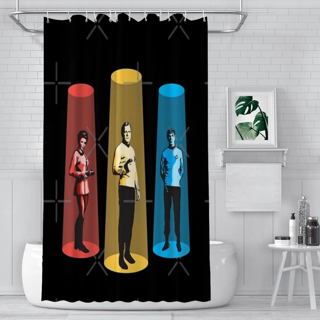 

Beam Me Up, Scotty Shower Curtain Bathroom Decoration Shower Curtain Gift