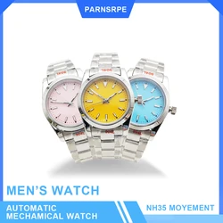 21 Colours 36MM Luminous Men's Clock Automatic Relogio Masculino NH35 Mechanical Jubilee Sapphire Men's Watch