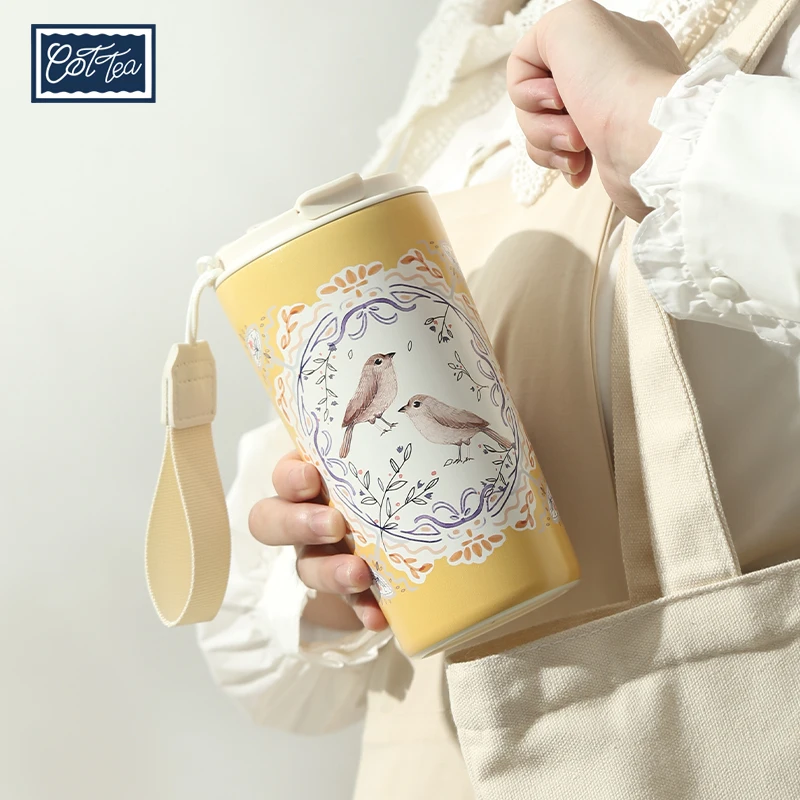 

London Pottery 500ML stainless steel hot coffee thermos cup thermal gym water bottle mug children water gourds drinkware for tea