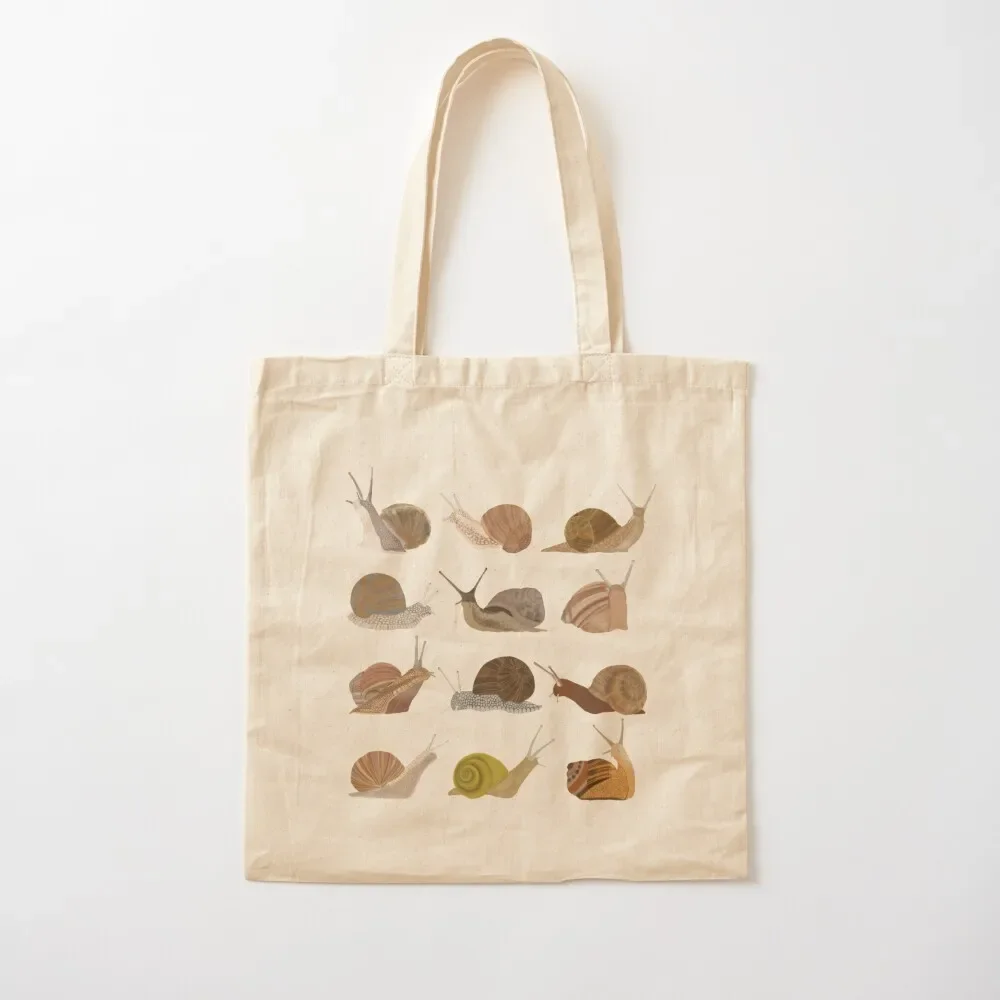 Snails Tote Bag Gift bag canvas tote large tote bag