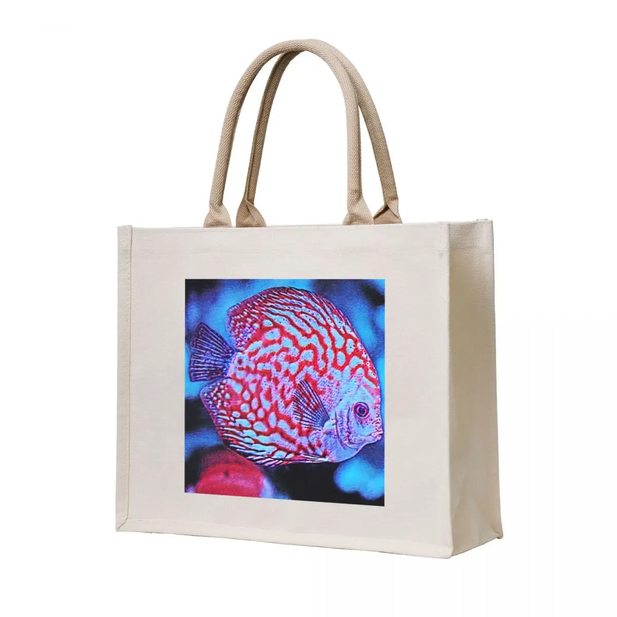 

Floating fish Tote Bag Portable shopping bag tote bag custom shopping bags foldable