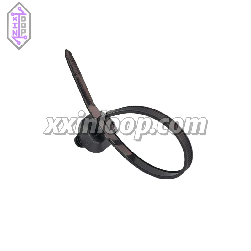 157-00253 T50SOSFTOVALU-PA66HS-BK Цельная кабельная стяжка с овальным отверстием для елового дерева 168,2 мм Длина 5,1 мм Ширина 2,0-3,0 мм Комплект