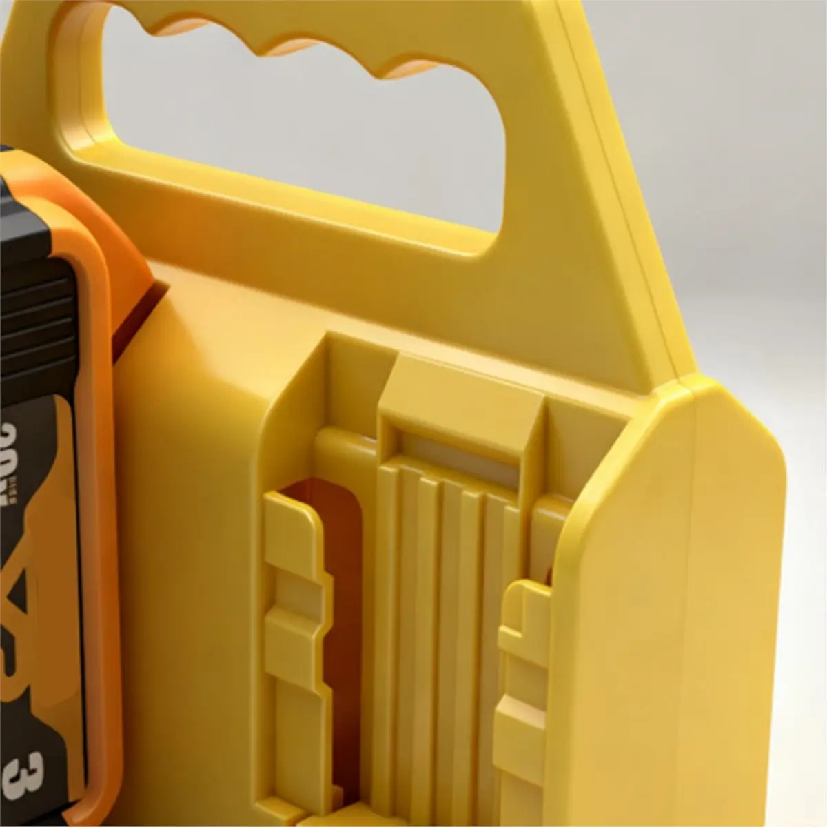 Battery Holder Handheld Hanger Mount Bracket for 18V 20V Li-Ion Batteries 4-Slot Storage Fixture Battery Rack [2026 MOCC]