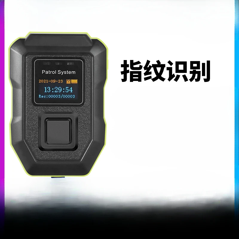 

With screen fingerprint recognition GPRS data-free patrol stick real-time 4G patrol device security dotter