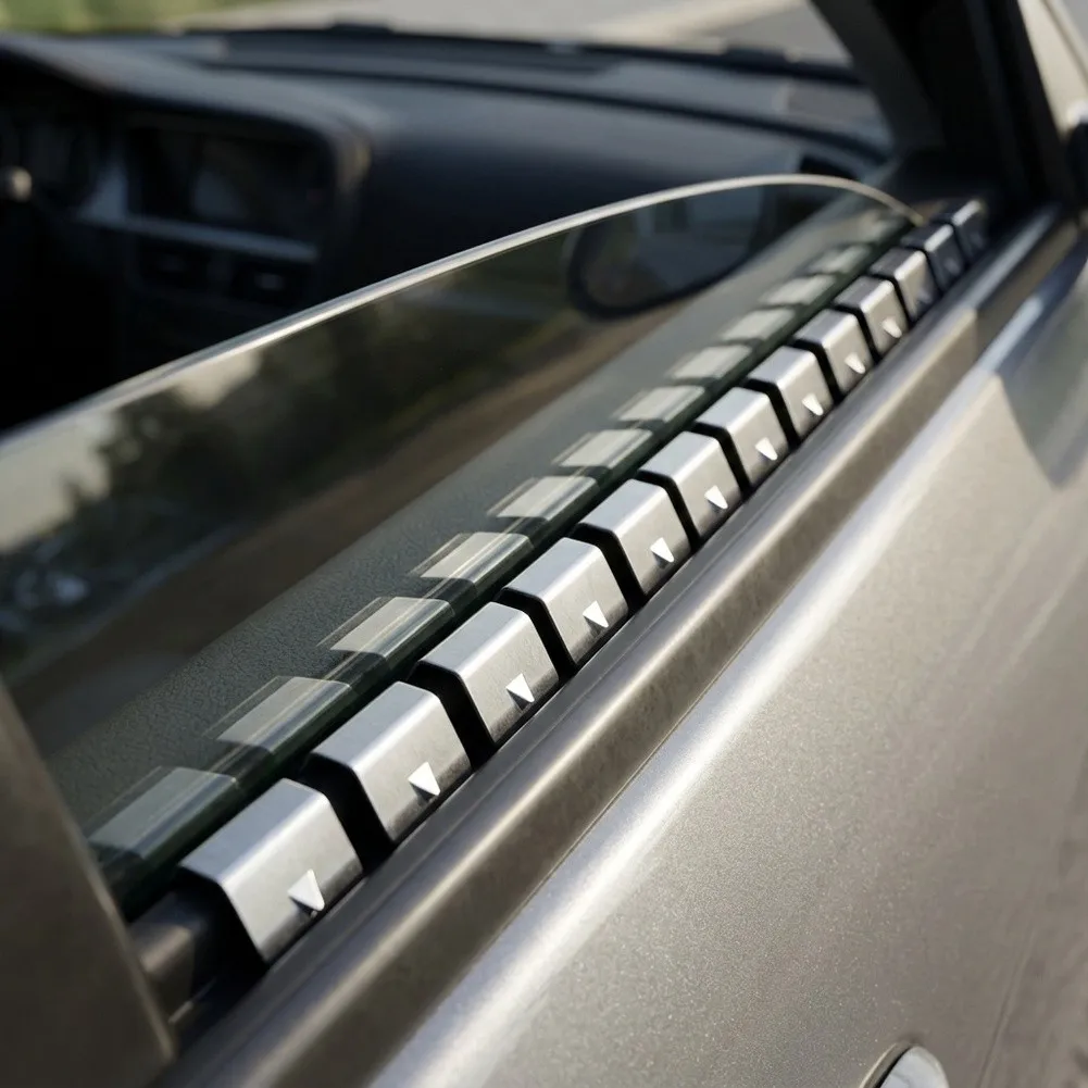 12Pcs /Stainless Steel #Wind Rain Deflector Channel Clips For Heko G3 Sned Metal #Retainer Fasteners For Car Visor /Trim