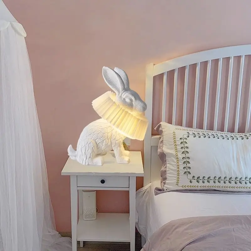 

Bedroom bedside lamp living room rabbit children's room post-modern minimalist design creative desk lamp