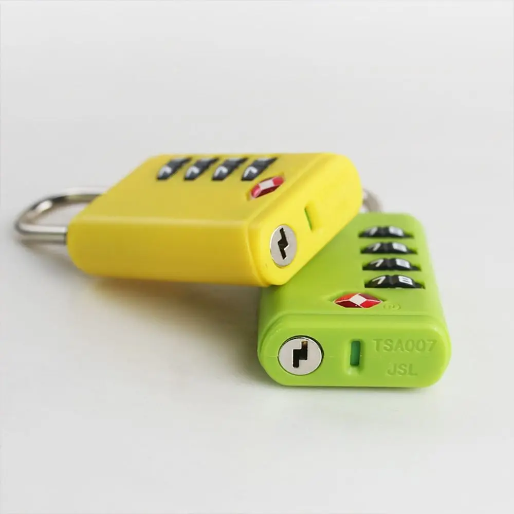 Portable TSA 4 Digit Combination Lock Anti-theft Security Tool Customs Password Lock Cabinet Padlock for Travel