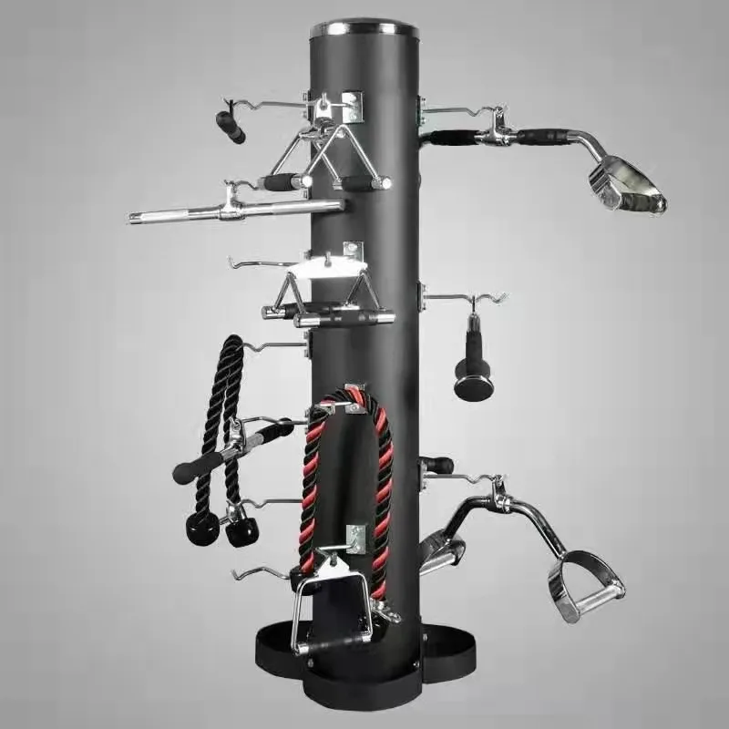 V-Handle Cable Machine Attachment, Multi-Grip Lat Pulldown Row Bar for Gym Fitness