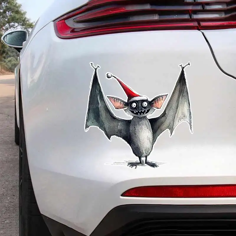 

Bat Christmas Stickers Holiday Car Sticker Vinyl Decal Waterproof Rear Window Motorcycle Camper Bumper Laptop Decoration SH877