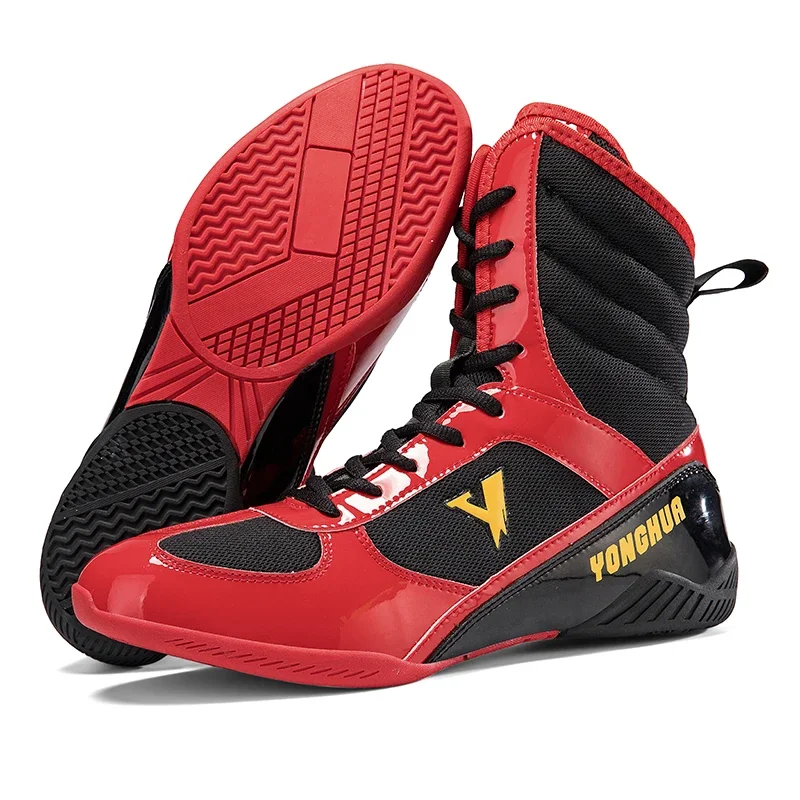 Indoor Fitness Training Boxing Shoes Men's Multi-color Wrestling Shoes Free Fighting Competition Competitive Training Shoe