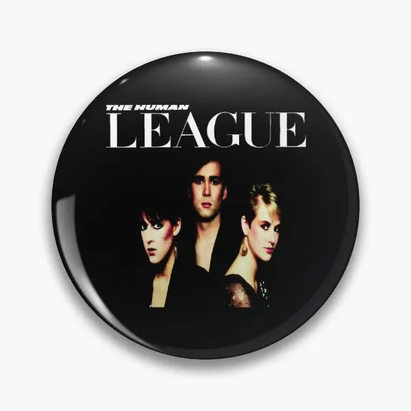 The Human League Fan  Soft Button Pin Clothes Metal Collar Cute Decor Gift Jewelry Hat Funny Creative Brooch Badge Lover