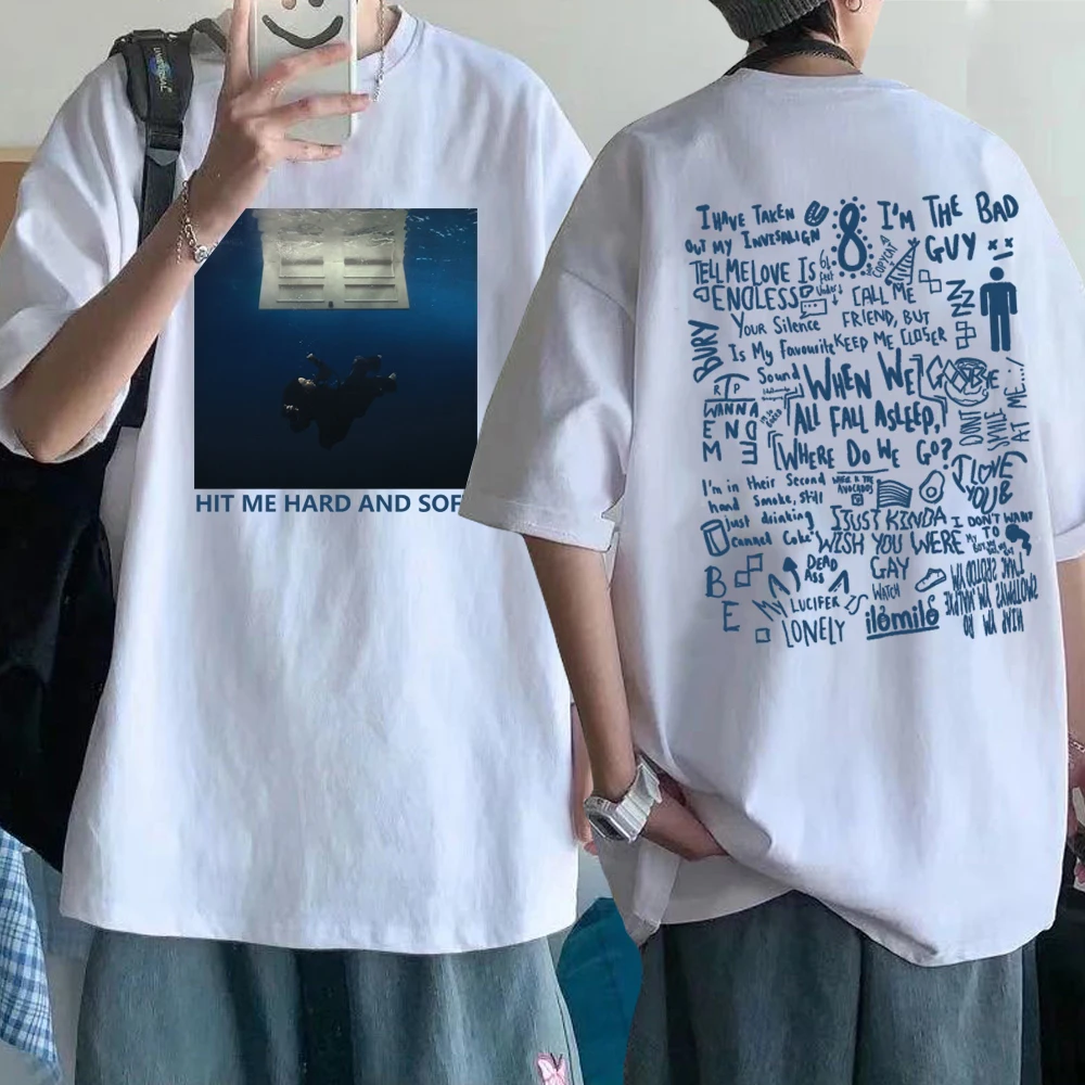 Hit Me Hard and Soft 2024 Tour Popular Shirt Billie Tshirts Hit Me Hard and Soft Tops Best Accessory for Music Fans