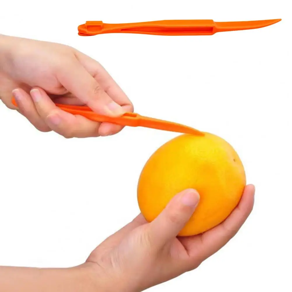 Fruit Peeling Gadget Handheld Orange Peeler Tools Set for Citrus Peel Removal Fruit Slicing for Easy for Effortless