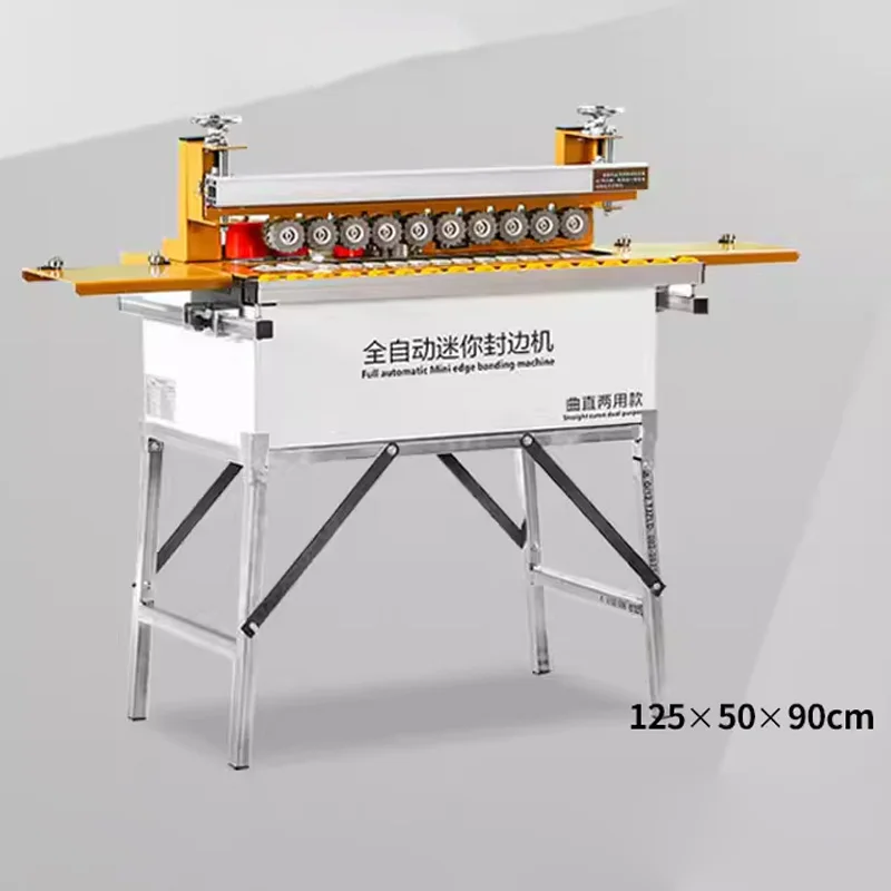 750 Upgrade Edge Banding Machine Portable Folding Compact Automatic Edge Banding Machine Double-Sided Glue Application