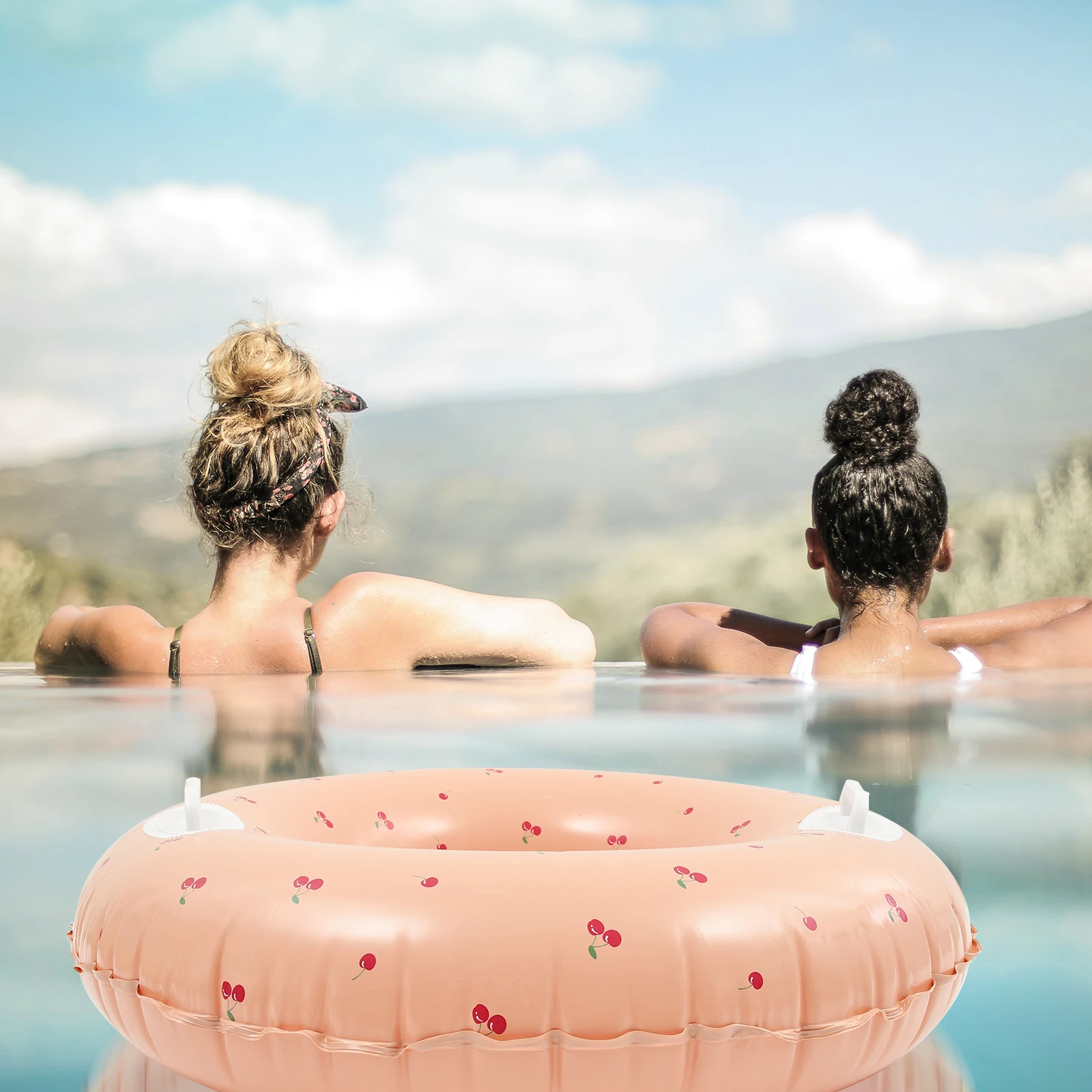 

Inflatable Swimming Ring PVC Beach Pool Float Toy Kids Adult Safe Long Lasting Water Sports Swim Circle Portable