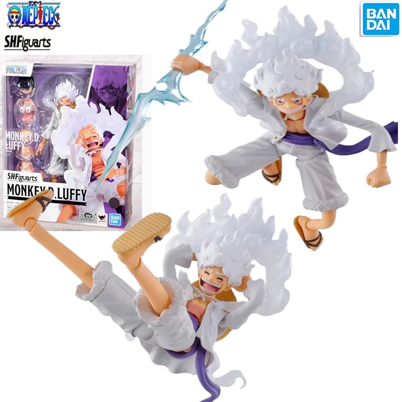 

Original In Stock Bandai IGenuine SHF A Monkey D. Luffy Gear 5 Toy Collection Gift