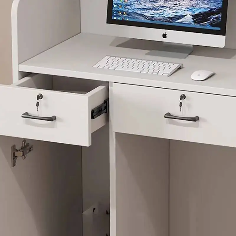 

Hairs Desk Reception Creative Beauty For Salon Professional Bar Counter Luxury Princess Pupitre De Conférence Trendy Furniture