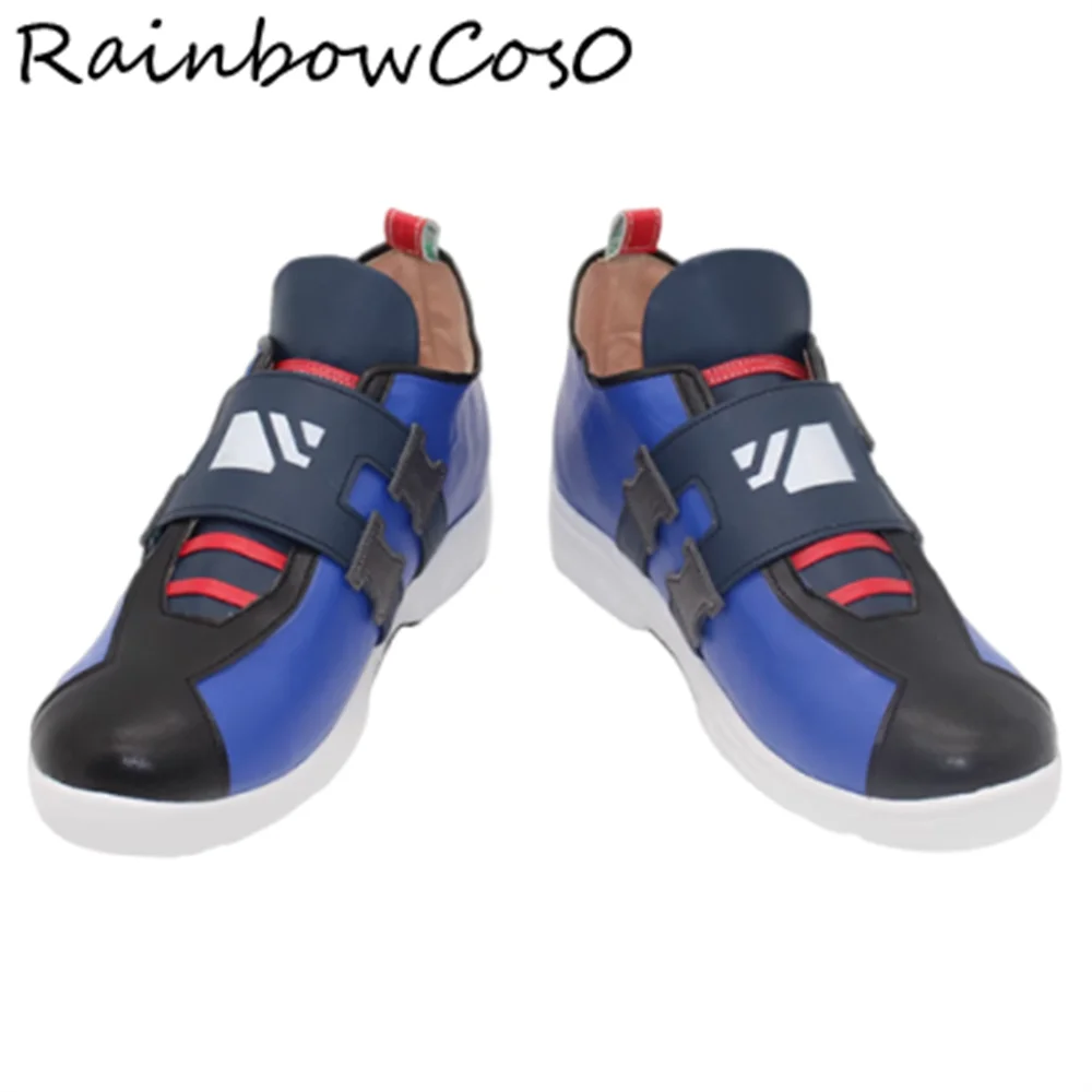 Iso Cosplay Scarpe Stivali Gioco Anime Party Halloween RainbowCos0 W5353